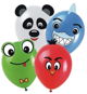 Animal balloons - do it yourself - 6 pcs - Balloons