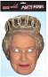Královna Alžběta (Queen one) - maska celebrit - Karnevalová maska