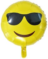Balón fóliový smajlík – smile – okuliare – 45 cm - Balóny