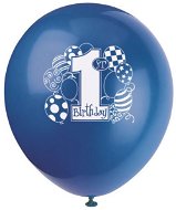 Boy's 1st Birthday Balloons - 8 pcs - 30cm Blue - Balloons