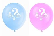 Balóniky gender reveal “girl or boy“ – “dievča alebo chlapec“ 8ks – 30 cm - Balóny