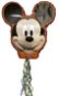 Piňata Piňata Myšiak Mickey Mouse – 51 × 46,5 × 8 cm – ťahacia - Piňata