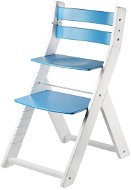 Growing chair Wood Partner Sandy Kombi Colour: white/blue - Growing Chair