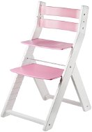 Growing chair Wood Partner Sandy Kombi Colour: white/pink - Growing Chair