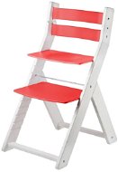 Growing chair Wood Partner Sandy Kombi Colour: white/red - Growing Chair