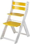Growing chair Wood Partner Sandy Kombi Colour: white/yellow - Growing Chair