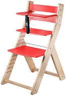 Growing chair Wood Partner Luca Colour: lacquer/red - Growing Chair