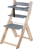 Growing chair Wood Partner Luca Colour: lacquer/grey - Growing Chair