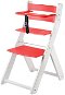 Growing chair Wood Partner Luca Kombi Colour: white/red - Growing Chair