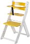 Growing chair Wood Partner Luca Kombi Colour: white/yellow - Growing Chair