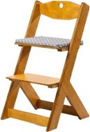 Textile Seat for a Growing Chair - Grey Polka Dot - Chair Cushion