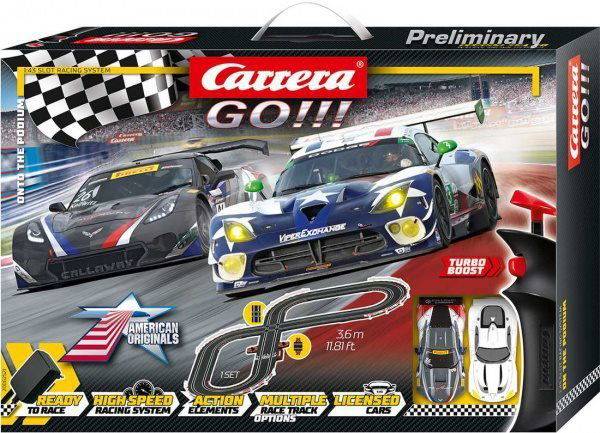 Carrera go slot car clearance track