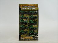 Set of military toy cars on the card - Toy Car Set