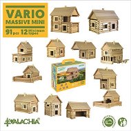 Walachia Holzbaukasten VARIO MASSIVE Mini - 91 Teile - Bausatz