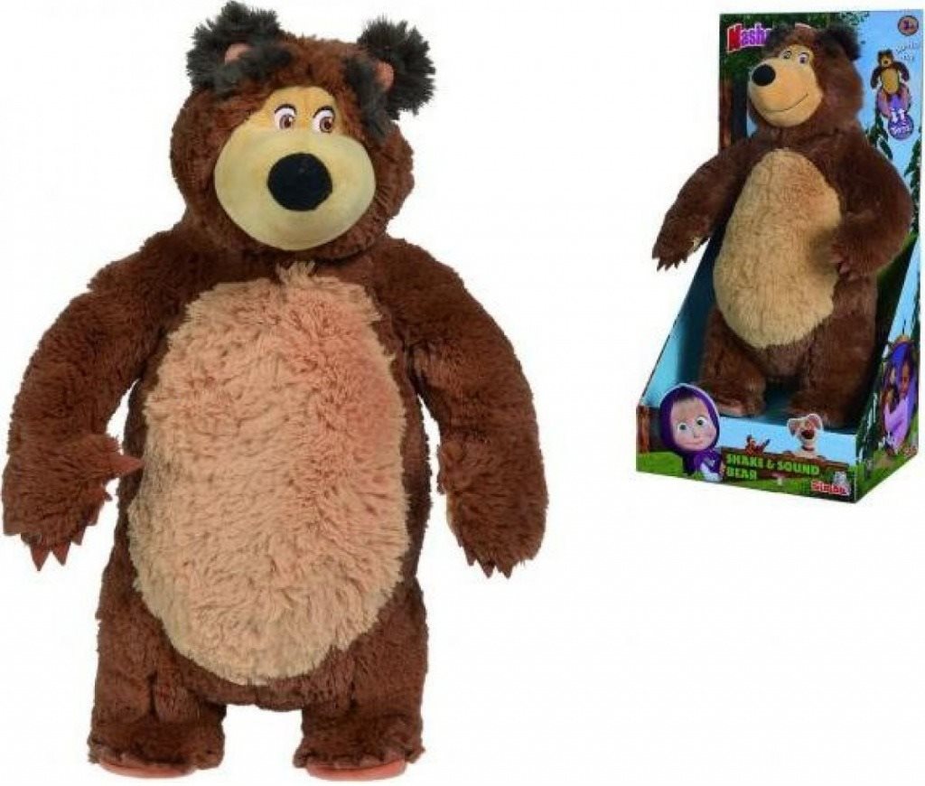 Simba Masha and the Bear Bear Misha Shake Sound 43 cm Soft