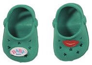 BABY born Rubber sandals - green - Doll Accessory