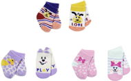 BABY born Socken (2 Paar) - 3 Varianten - 43 cm (WEARING POSITION) - Puppenkleidung
