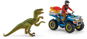 Schleich Dinosaur 41466 - Flucht auf Quad vor Velociraptor - Figuren