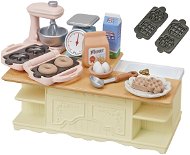 Sylvanian Families Furniture - Kitchen Island with Accessories - Figure Accessories