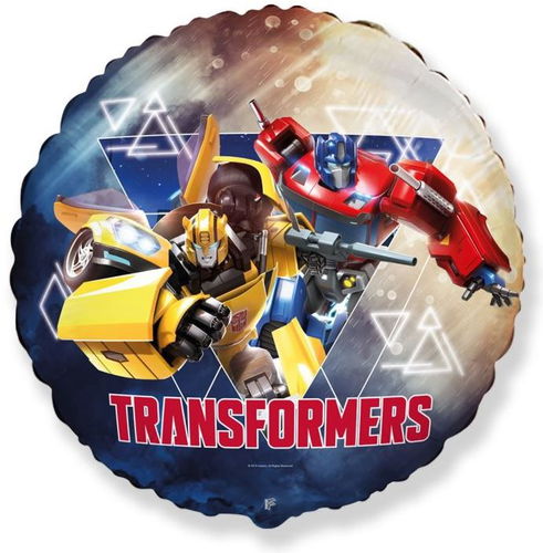 Balón foliový - 45 cm kulatý - Transformers - Balonky - Hlavní obrázek