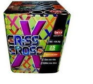 Fireworks - Criss Cross Pack of Projectiles 25 Rounds - Fireworks