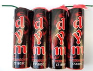 Fireworks - red smokestack with lighter 4 pcs - Fireworks