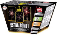 Fireworks - Festival Bomb Pack of Projectiles 1 - 49 Rounds - Fireworks