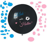 SMART BALLOONS Latex balloon with the inscription " boy or girl? " (+ confetti) - gender reveal - baby shower - 80 - Confetti