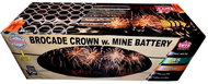 Fireworks - Brocade Crown w. Mine Pack of Projectiles 45 Rounds - Fireworks