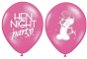 Balóniky latexové 30 cm ružové, rozlúčka so slobodou (6 ks) - Balóny