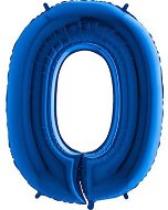 Balloon foil blue digits - 115 cm - 0 - Balloons