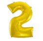Balón fóliový číslica zlatá – gold 102 cm – 2 - Balóny