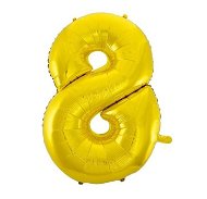 Balloon Foil Digit Gold - 110cm - 8 - Balloons