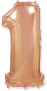 Balóny Balón fóliový číslica ružovo zlatá – rose gold 102 cm – 1 - Balonky