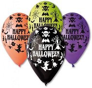 Balóniky pastelové Happy Halloween – mix farieb – 30 cm (5 ks) - Balóny