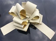 Mega Car Bows, 35cm, Gold - Ribbon Bow