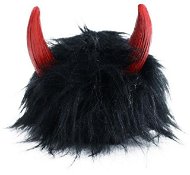 Devil Black Wig with Horns and Hair - Christmas - Wig
