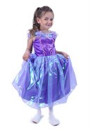 Costume Rappa children's costume purple princess (S) - Kostým