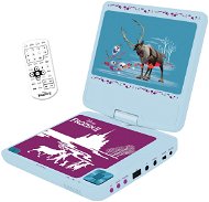 Frozen Prenosný DVD prehrávač 7 s rotujúcou obrazovkou a slúchadlami - Hudobná hračka