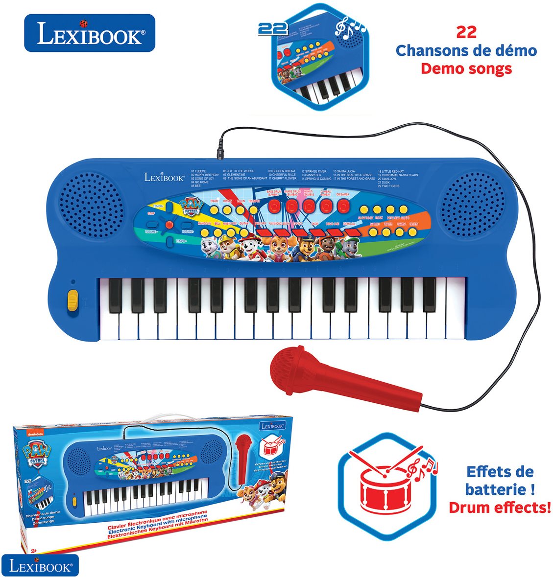 Paw patrol piano deals toy