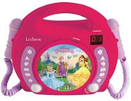 Lexibook Disney Princess Tragbarer CD-Player mit 2 Mikrofonen - Musikspielzeug