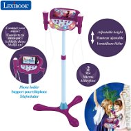 Musikspielzeug Lexibook Frozen Verstellbarer Ständer mit 2 Mikrofonen, Spracheffekten, Licht und Lautsprecher - Hudební hračka