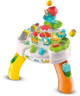Clementoni Clemmy Baby - Fröhlicher Spieltisch mit Würfeln und Tieren - Bausteine für Kinder