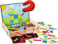 Hape Magnetický kufrík s tvarmi - Drevená hračka