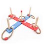 Throwing Game Cross with Rings Wood/Rope 12 pcs - Outdoor Game
