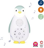 Baby Sleeping Toy ZAZU - Penguin ZOE Blue - Music Box with Wireless Speaker - Usínáček