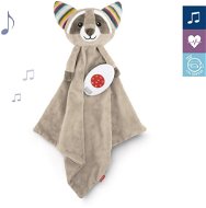 Baby Sleeping Toy ZAZU - ROBIN the Raccoon - Sparkling Comforter Toy Blanket with Heartbeat and Melodies - Usínáček