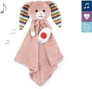 ZAZU - Becky the Rabbit - Comforter Blanket Toy with Heartbeat and Melodies - Baby Sleeping Toy