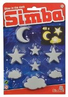 Simba GID Shining clouds, moon and stars 40 parts - Light Up Figure