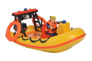 Simba Feuerwehrmann Sam Rettungsboot Neptun 20 cm mit Figur - Schiff